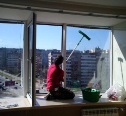 Мытье окон в однокомнатной квартире Пыть-Ях